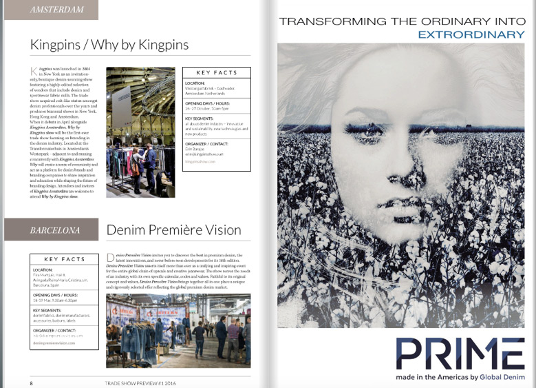PRIME on Sportswear International Tradeshow Supplement