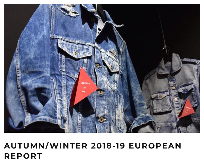 Global Denim® showcased in A/W 18-19 European Report on Rivet