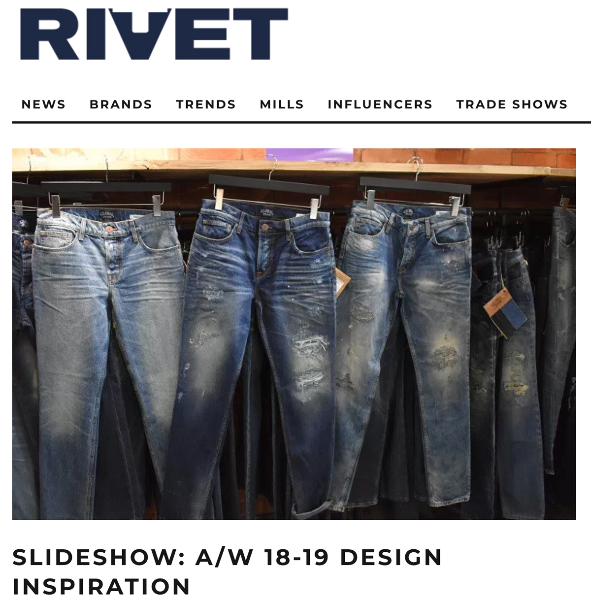 Global Denim® dictates trends for A/W 18-19